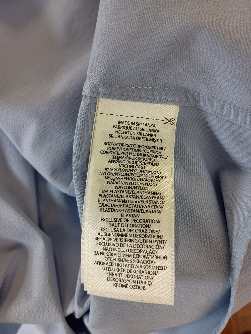 Ralph Lauren Performance Shirt Mens XL Blue Nylon Long Sleeve Button Down LGWT - Picture 8 of 10